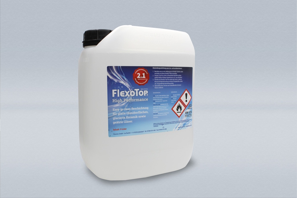 FlexoTop GlasPlus Kanister à  5 Liter