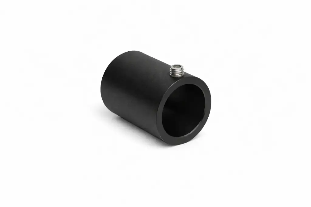 Wandanschluß 90° (Schwarz-Matt)