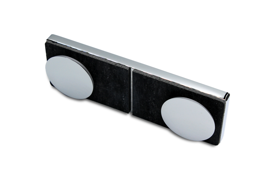 Poseidon Längsverbinder Glas-Glas 180° (Konus40)