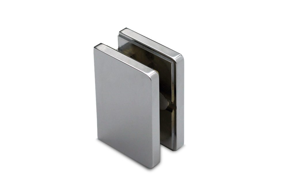 Poseidon Glas-Wandverbinder (Chrom-Glanz)