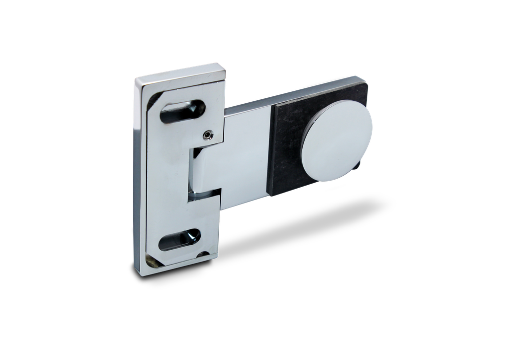 Poseidon Scharnier Glas-Wand 180° (Konus40/Chrom-Glanz)