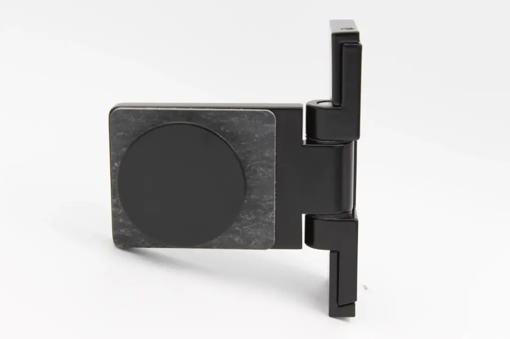 Poseidon Scharnier Glas-Wand 90° außen (Konus40/Schwarz-Matt)