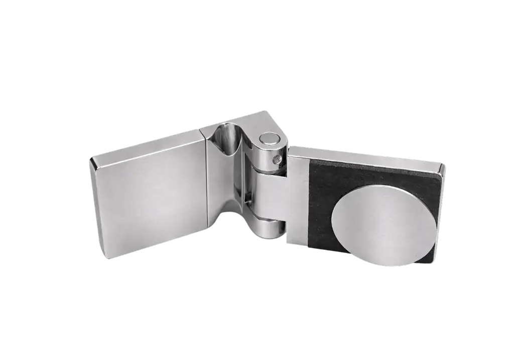 Poseidon Scharnier Glas-Wand 90° innen (Konus40/Niro-Matt)