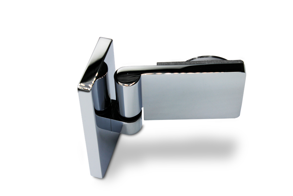 Poseidon Hebe-Senk Scharnier Glas-Wand 90° links (Konus40)