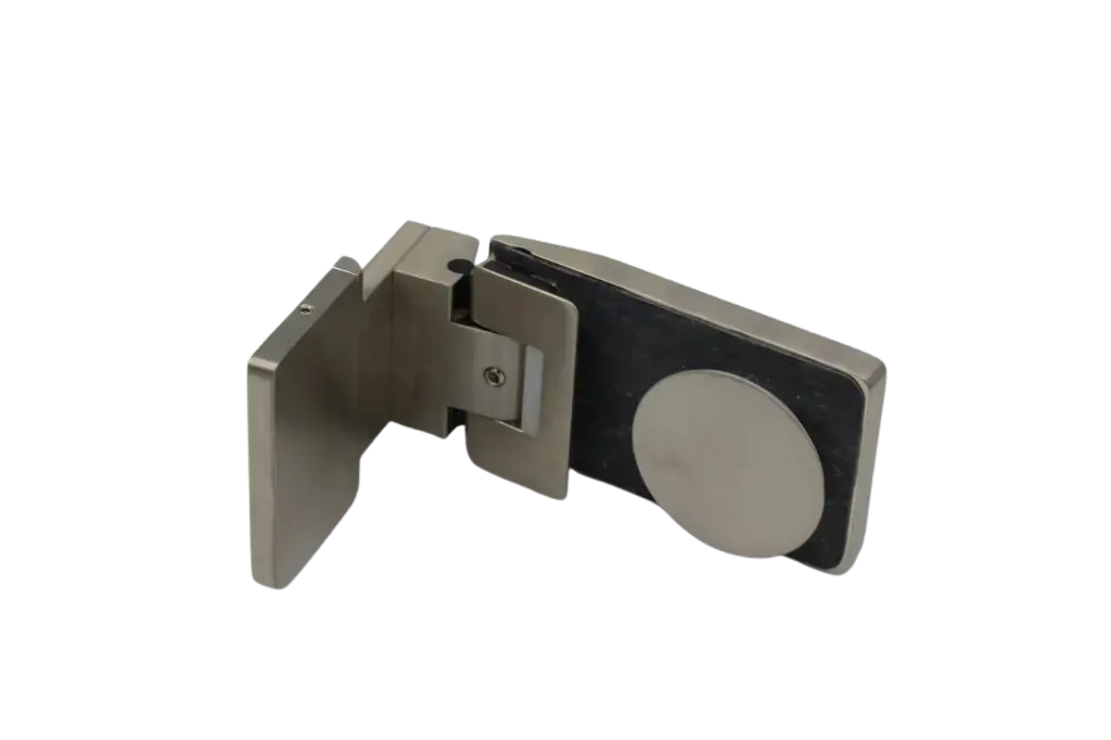 Poseidon Pendelscharnier Glas-Wand 90° (Konus40/Niro-Matt)