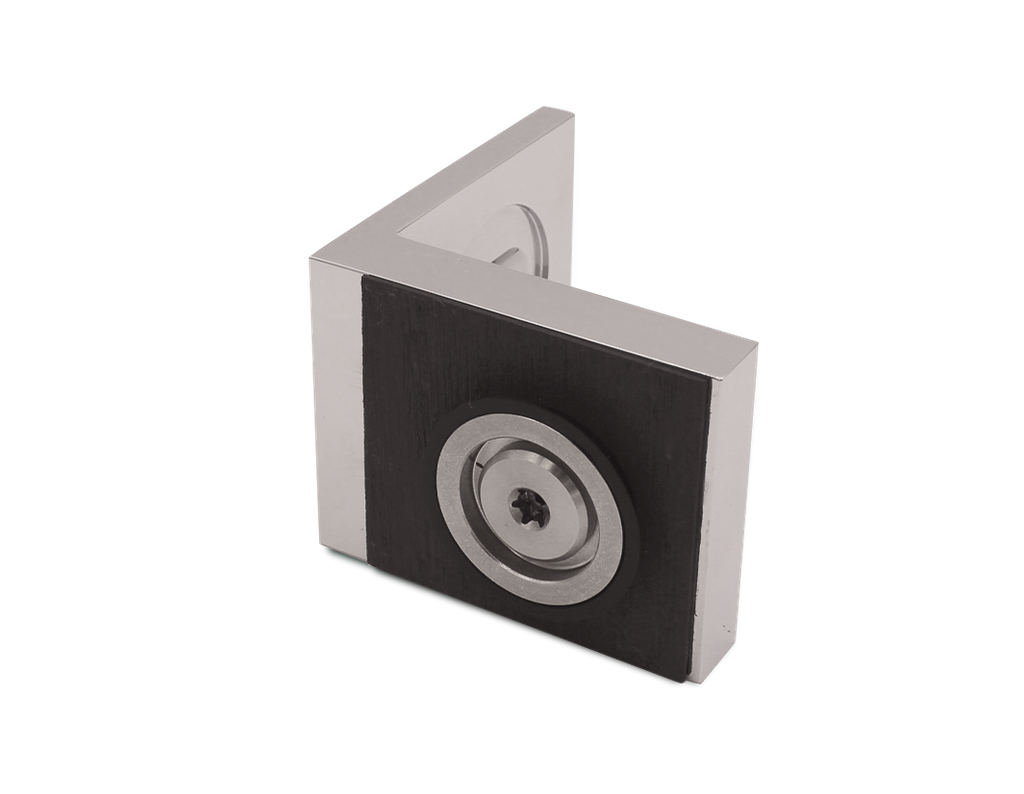 Triton Winkel Glas/Wand 90° Außen für 8mm Glas (Chrom-Glanz)