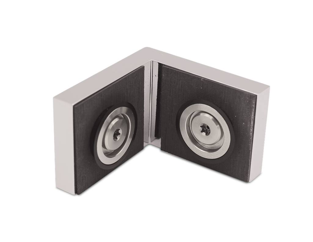 [410005-CG] Triton Winkel Glas/Glas 90° für 8mm Glas (Chrom-Glanz)