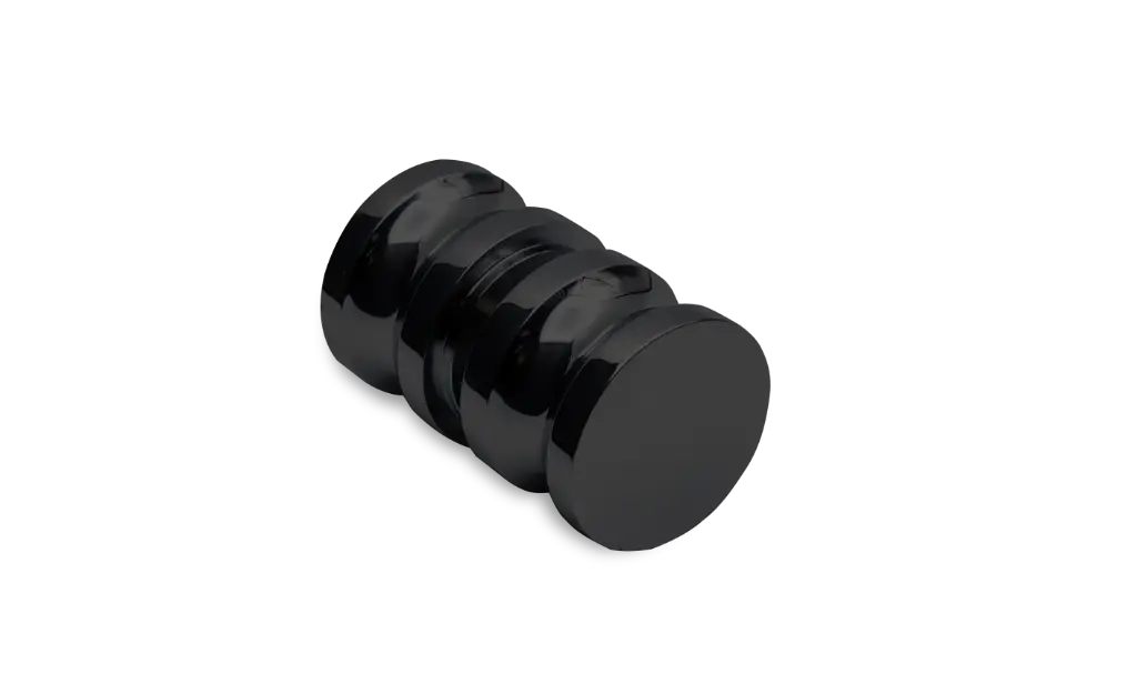 Türgriff beidseitig rund Ø45 (Schwarz-Matt)