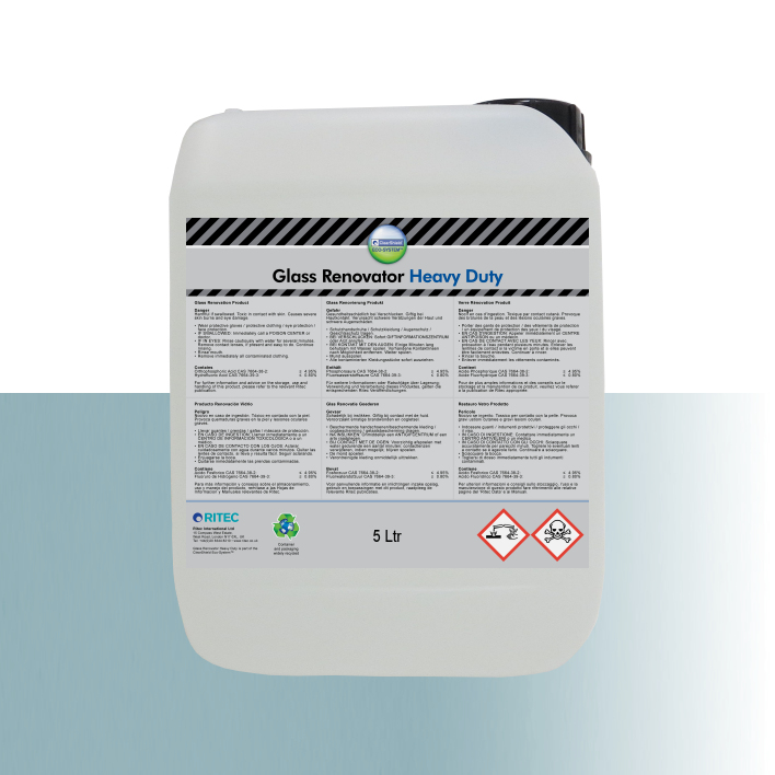 Glass Renovator Heavy Duty (5 Liter Kanister)