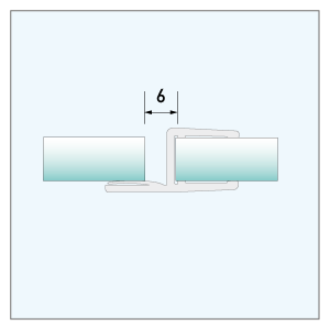 Anschlagdichtung 180°, 2.010mm