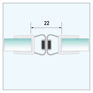 Magnetdichtung 1-180°, 2.500mm