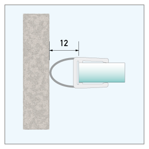 [910112] Streifdichtung 13mm, 2.500mm