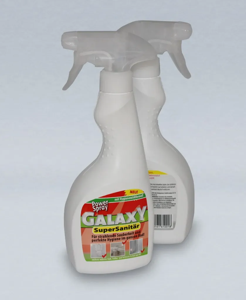 Galaxy SuperSanitär Reiniger 500ml PET Sprühflasche deutsch