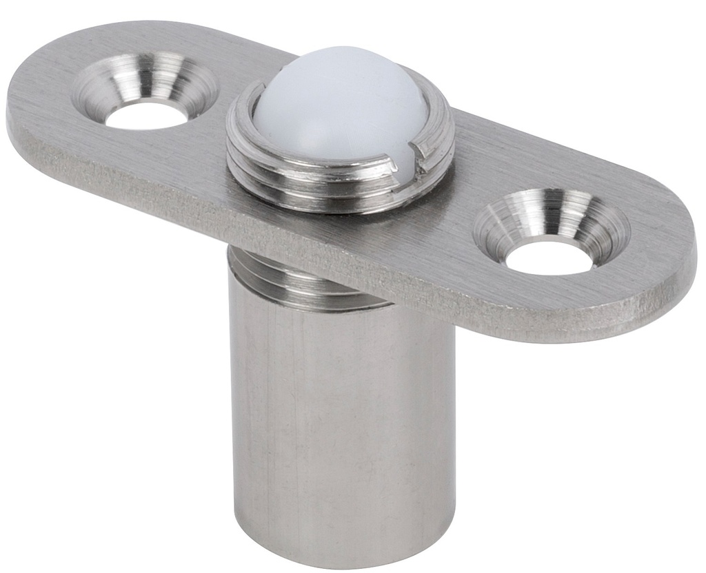 [FT-SF-100045] Kugelschnäpper für Glastüren (Edelstahlfarben)