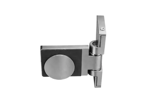 [401201] Poseidon Scharnier Glas-Wand 90° außen (Konus40/Niro-Matt)