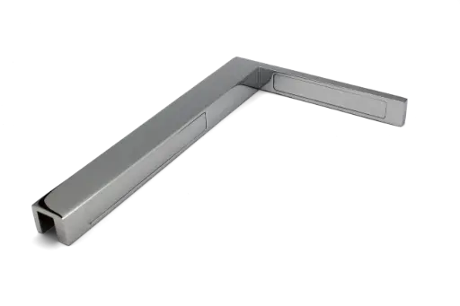 [405040] Stabilisierungswinkel Glas-Wand 90° Links (Chrom-Glanz)