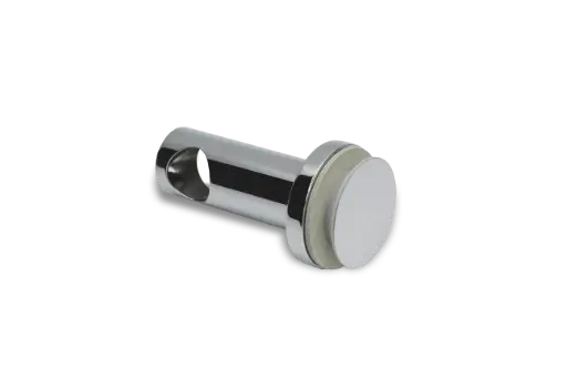 [406002] Poseidon Handtuchhalter offen mit flächenbündiger Glasbefestigung (Chrom-Glanz)