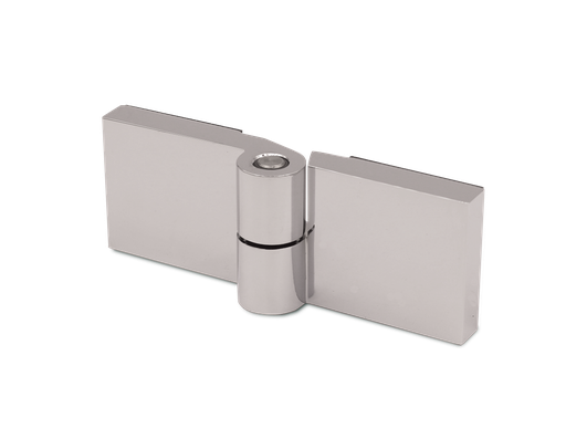 [412006] Triton Hebe-Senk Scharnier Glas/Glas 180° rechts für 6/8mm Glas (Chrom-Glanz)