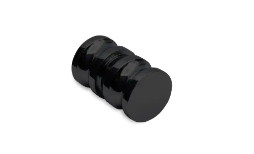 [484102] Türgriff beidseitig rund Ø45 (Schwarz-Matt)