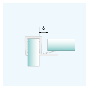 [900131] Anschlagdichtung 90°, 2.010mm